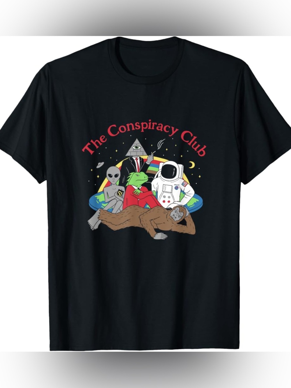 NWOT Funny Conspiracy Tees The Conspiracy Club Funny Parody T-Shirt 3XL